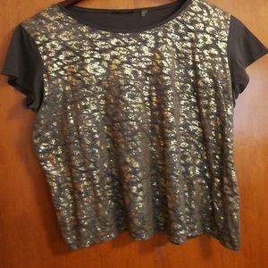 Brown and Gold Tahari T Shirt